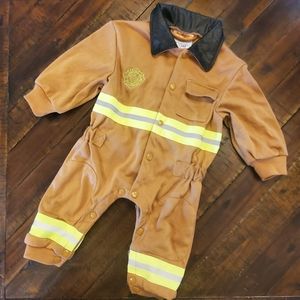 Infant fireman costume 6-12 months Reflective